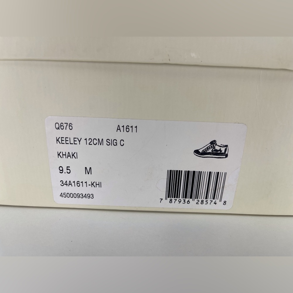 Coach Keeley Khaki Signature C Sneakers Slip On Shoes, Size 9.5 - Picture 10 of 12